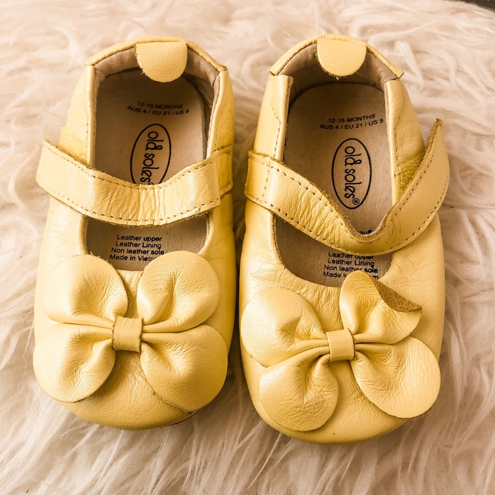 [Old Soles] Pretty Yellow Shoes Size 5